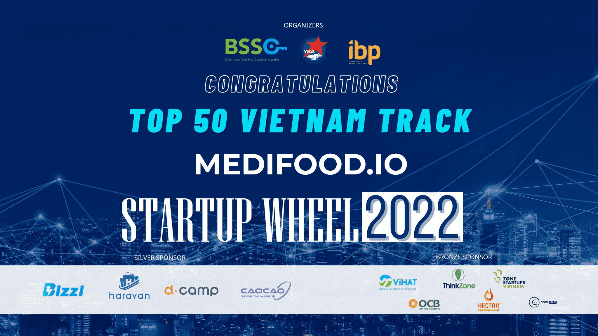MEDIFOOD.IO TOP 50 STARTUP WHEEL