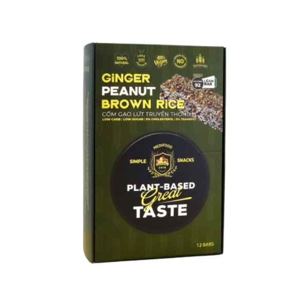 Thanh Gạo Lứt Truyền Thống [Hộp 12 Thanh] - USDA Smart Snacks